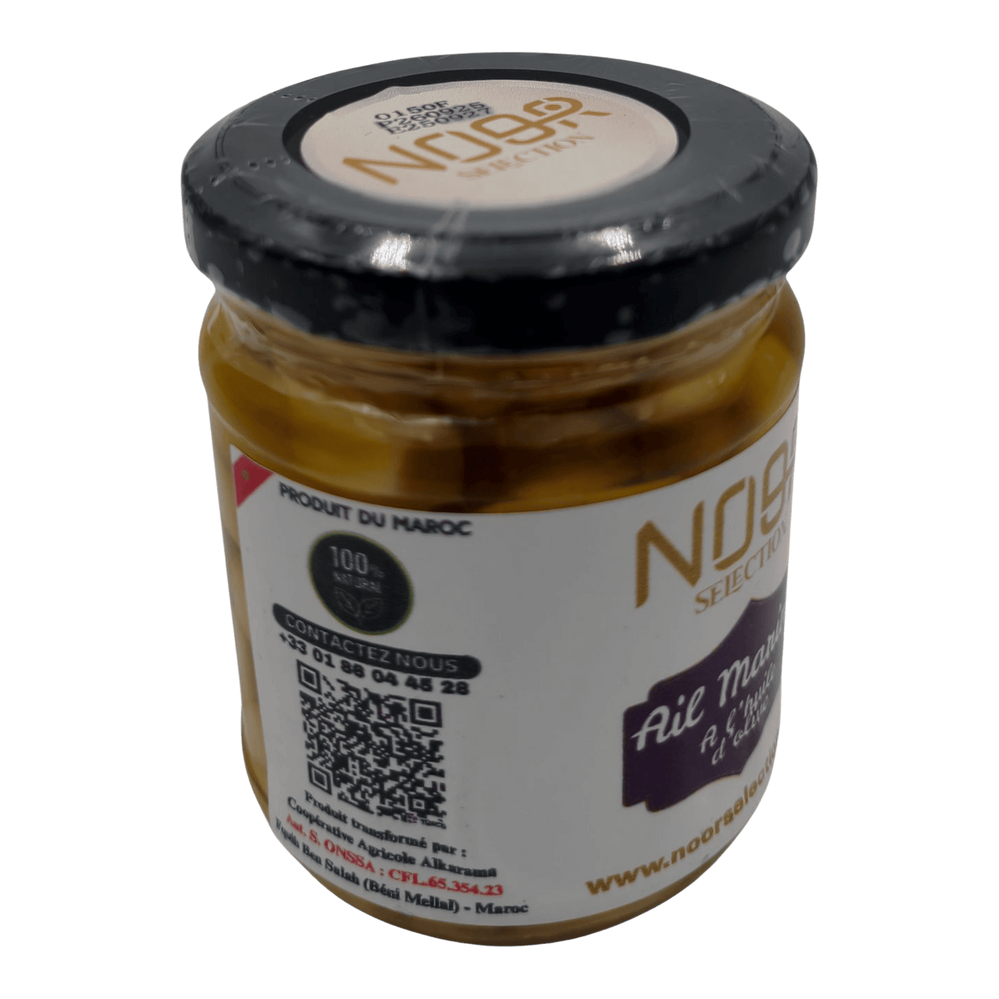 Ail Mariné à l’Huile d’Olive - 180g