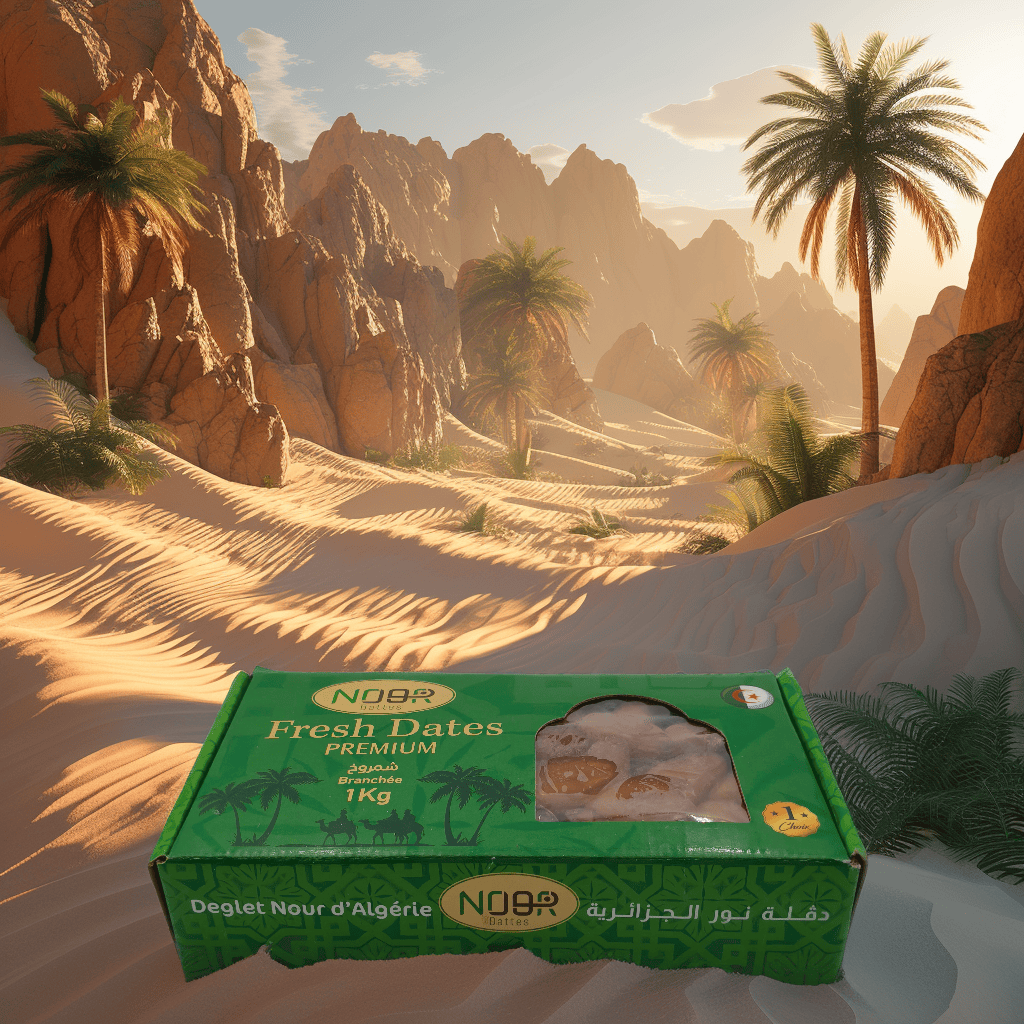 Dattes Deglet Nour – Branchée 1 kg