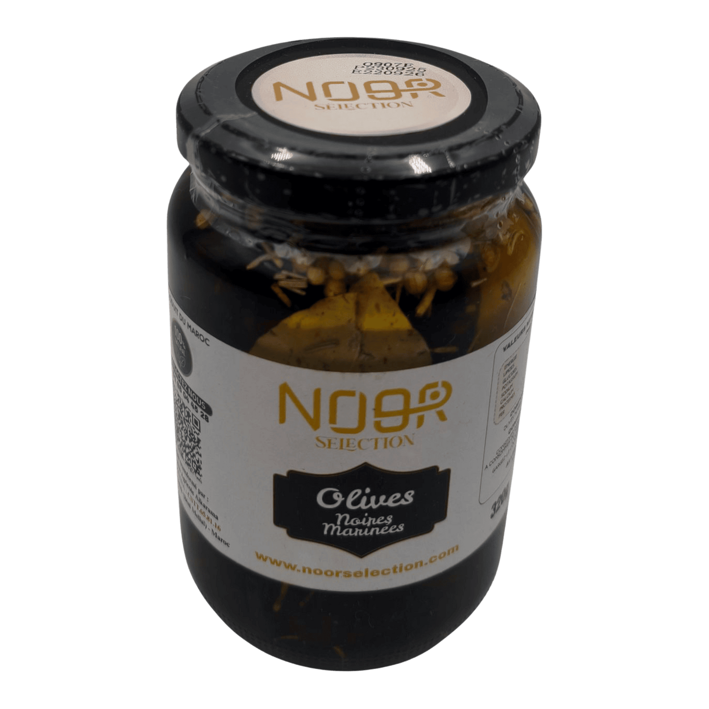 Olives Noires Marinées - 320g